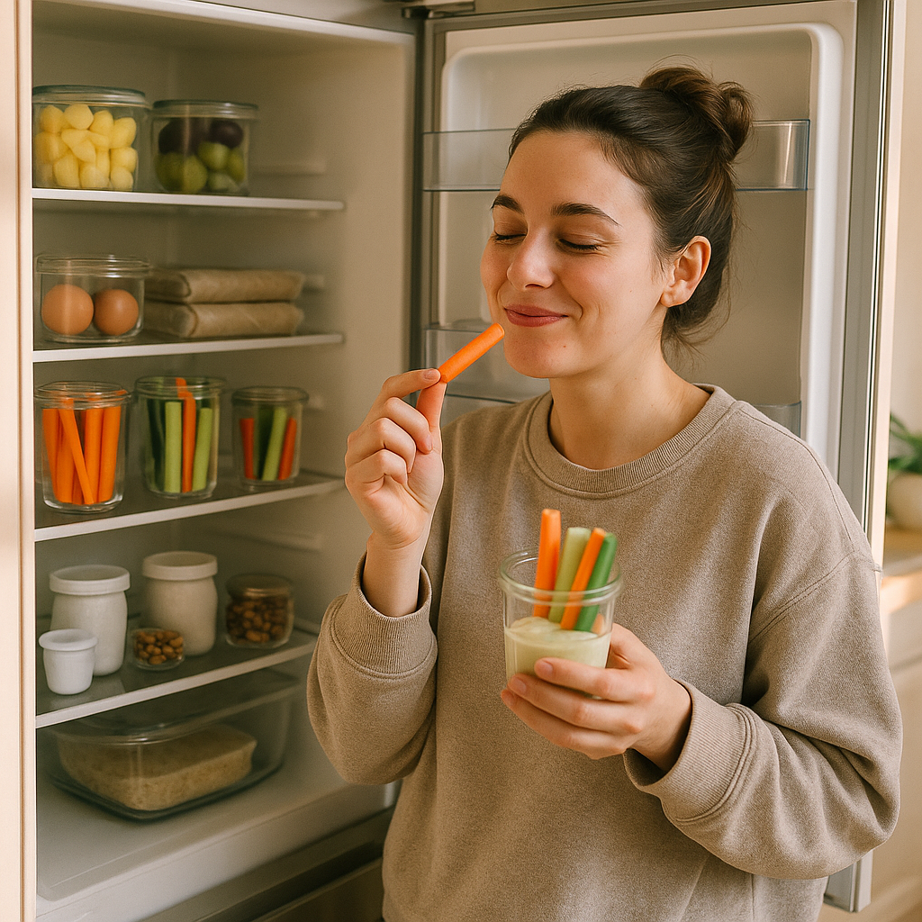 O que ter pronto na geladeira para não beliscar errado